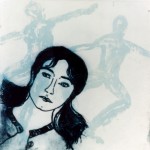 Portrait, 2000, Sugarlift etching and drypoint, 40 x 40 cm